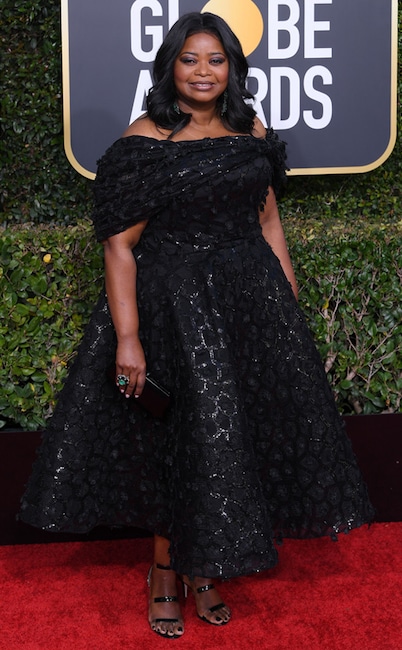 Octavia Spencer, 2019 Golden Globes, Golden Globe Awards, Red Carpet Fashions